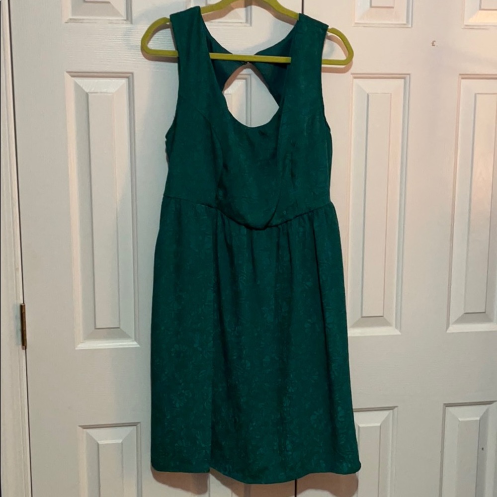 Torrid dark green floral dress - size 18